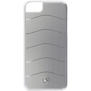 Pouzdro Mercedes Hard Case Wave III Alu iPhone 7 stříbrné