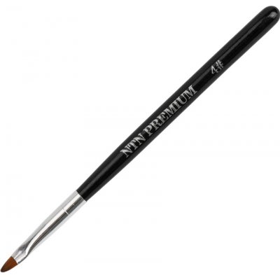 BIO NAILS Štětec na gel jazýček černý č.4 – Zboží Mobilmania