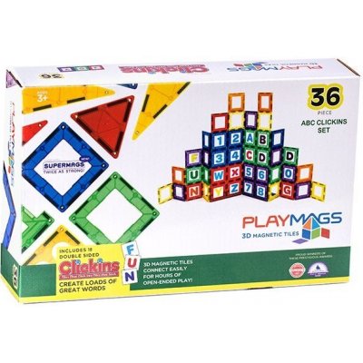 PLAYMAGS PLM168 Magnetická stavebnice sada 36 KS – Zboží Mobilmania