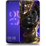 Pouzdro Picasee silikonové Huawei Nova 5T - Black Gold čiré – Zbozi.Blesk.cz