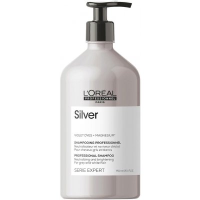 L'Oréal Expert Silver šampon na šedivé vlasy 750 ml – Zbozi.Blesk.cz