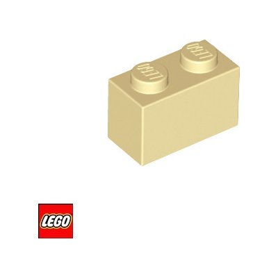 LEGO® 3004 Kostka 1x2 Béžová – Zbozi.Blesk.cz