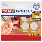tesa® Protect Plstěné samolepicí podložky Barva: bílá, Rozměr: Ø 22 mm, Doplňující informace: kolečka – Zboží Mobilmania