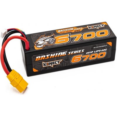 KONECT LiPo 6700mah 14.8V 60C 4S1P 99,16Wh XT konektor – Hledejceny.cz