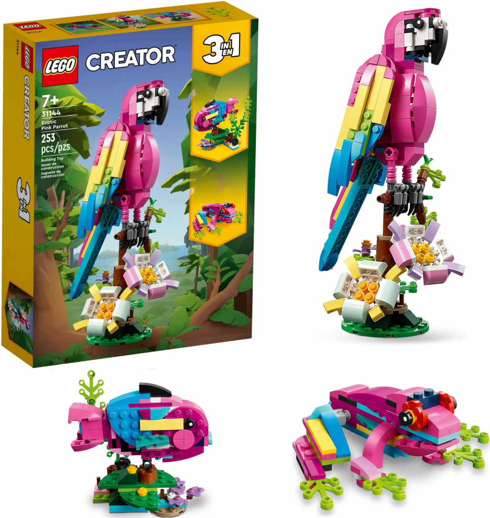 LEGO® Creator 31144 Exotický růžový papoušek