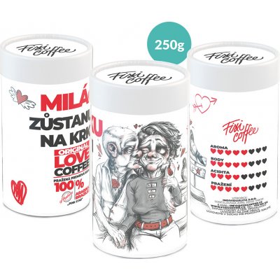 Fixi Cofee Miláčku zůstanu ti na krku káva pro zamilované zrnková 250 g – Hledejceny.cz