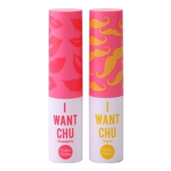 Holika I want chu balzám na rty 2 ks příchuť Strawberry Smoothie Kiss 2 x 3,7 g