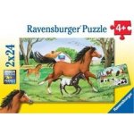 Ravensburger Svět koní 2 x 24 dílků – Hledejceny.cz