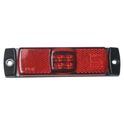 Svítilna poziční 12v/24v 130x32 3xled, červená s kabelem 500mm 0113088_A, , , – Hledejceny.cz