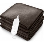Tresko Elektrická vyhřívaná deka 180x130cm Hnědá – Zboží Mobilmania