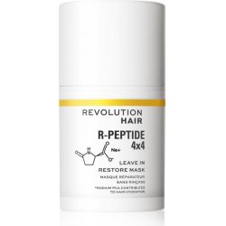 Revolution Haircare R-Peptide 4x4 obnovující bezoplachová maska pro poškozené vlasy 50 ml