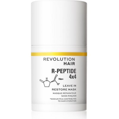 Revolution Haircare R-Peptide 4x4 obnovující bezoplachová maska pro poškozené vlasy 50 ml – Zbozi.Blesk.cz