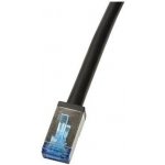 Logilink CQ7113S patch, S/FTP, 6a, licna, Cu, PE, 20m, černý – Zboží Živě