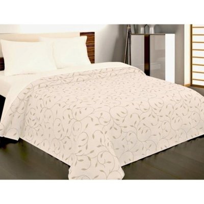 Forbyt přehoz na postel FB/112 béžová 140 x 220 cm – Zboží Dáma