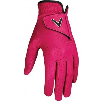 Callaway Opti Color Womens Golf Glove růžová Levá L – Zboží Mobilmania