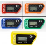 Vibrační měřič motohodin, červený, Barva: zelená | Zboží Auto