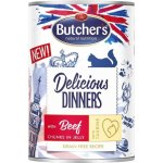 Butcher's Delicious Dinners kawałki z wołowiną w galaretce 400 g – Hledejceny.cz