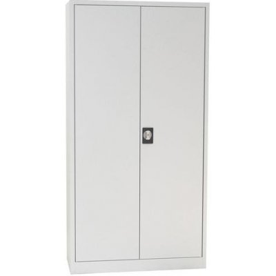 Manutan Expert, Kovová spisová skříň 4 police, 195 x 120 x 42 cm, šedá – Zboží Dáma