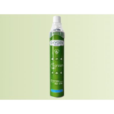 ATgreen Inhalační Kyslík O2 99,5 % - Klasik S maskou – Zboží Dáma