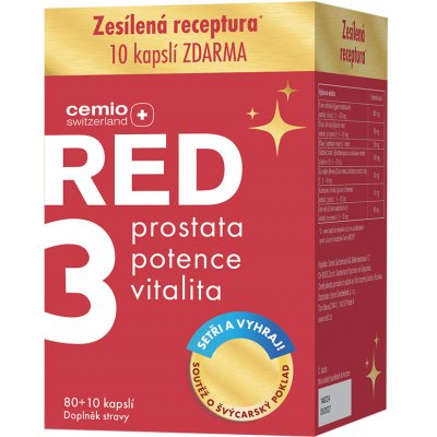 Cemio RED3 80 + 10 kapslí – Hledejceny.cz