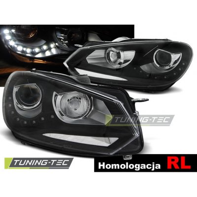 Tuning-Tec Přední čirá LED světla Volkswagen Golf VI (2008 - 2013) - s denním svícením RL – Hledejceny.cz