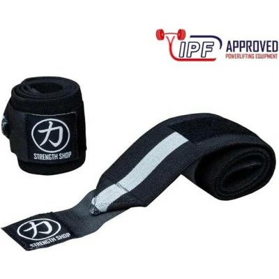 STRENGTHSYSTEM Bandáže na zápěstí SS Wrist wraps super heavy černá/šedá – IPF Approved – Hledejceny.cz