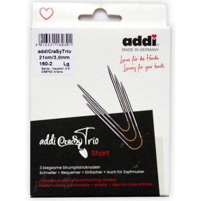 Addi Jehlice CraSyTrio, trojice jehlic 21 cm / 4 mm – Zboží Dáma