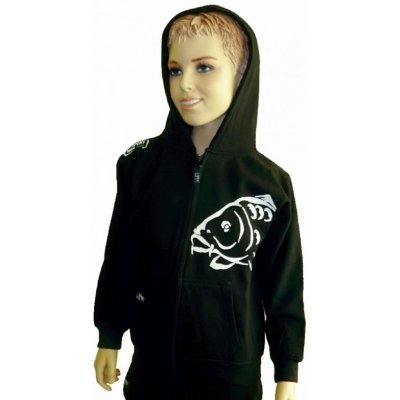 R SPEKT Dětská Mikina Zipová S Kapucí Carper Kids Black – Zboží Dáma