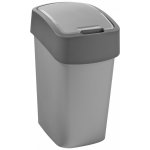 Curver PACIFIC FLIP BIN 9L,antracit/šedý na odpad – Sleviste.cz