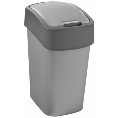 Curver PACIFIC FLIP BIN 9L,antracit/šedý na odpad – Sleviste.cz