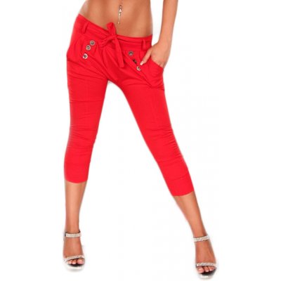 Koucla dámské kalhoty 110228-5 červené – Zboží Mobilmania