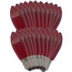 ElektroSkalka Svíčky LED žárovky 14V až 55V/0,3W E-10 22ks Filament červené (1ks) – Hledejceny.cz