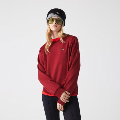Lacoste dámská mikina sweatshirtS SF9202.YPW Červené