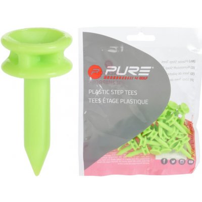 Pure 2 Improve Pure2Improve 5 mm Plastic Step Tees zelená 35 ks – Zboží Dáma