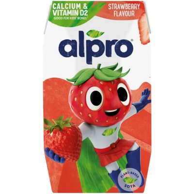 Alpro Kids Sojový nápoj s jahodovou příchutí 200 ml – Zbozi.Blesk.cz