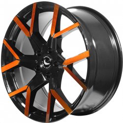 Barracuda Tzunamee EVO 9x20 5x112 ET30 gloss black flash orange