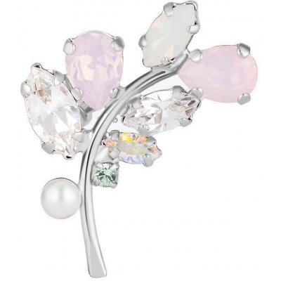 Preciosa Okouzlující brož s křišťálem a syntetickými opály Candy Blossom 2363 70 – Zboží Dáma