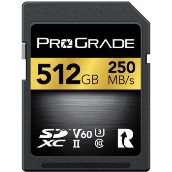 ProGrade Digital Gold V60 512 GB SDXC UHS-II PGSD512GBKNA