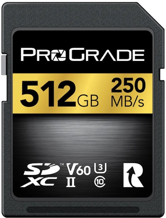 ProGrade Digital Gold V60 512 GB SDXC UHS-II PGSD512GBKNA