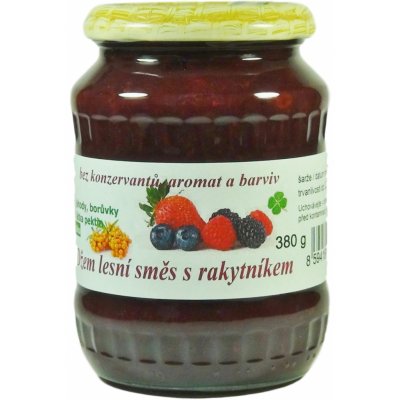 Jiří Straka Zdravý Věk Džem lesní směs s Rakytníkem 380 g – Sleviste.cz