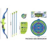 Wiky Luk se šípy a terčem modrý 57 cm – Zboží Mobilmania