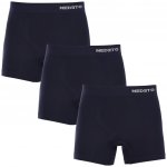 Nedeto 3 Pack pánské boxerky bezešvé bambusové modré 3NDTB002S – Hledejceny.cz