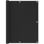 shumee Balkonová zástěna černá 120 x 600 cm HDPE – HobbyKompas.cz