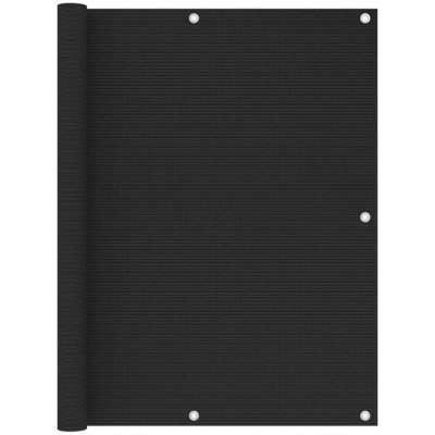 shumee Balkonová zástěna černá 120 x 600 cm HDPE – HobbyKompas.cz