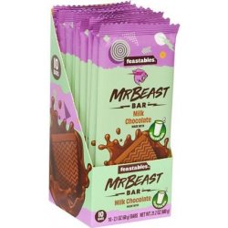 Feastables MrBeast mléčná čokoláda 10x60 g