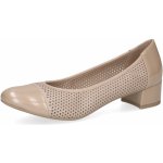 Dámské kožené lodičky 9 22504 44 408 Caprice béžové – Sleviste.cz