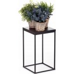 DekorStyle Květinový stojan CHARR I 40 cm černý – Zboží Dáma