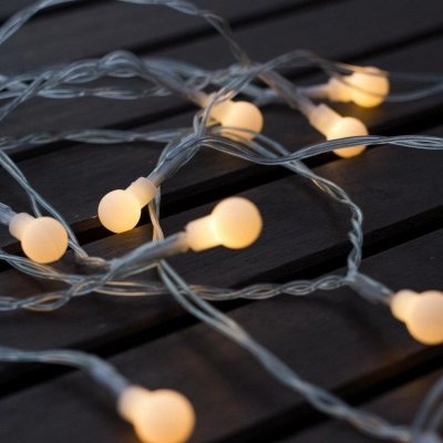 DECOLED, BL21W DecoLED LED světelný řetěz na baterie - teple bílá, 10 diod, 2,1m – Hledejceny.cz