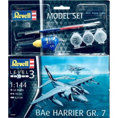 Revell ModelSet letadlo 63887 BAe Harrier GR.7 1:144