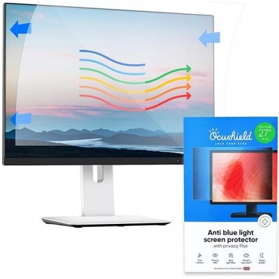 Ocushield privátní fólie s blue-light fitrem pro notebooky/monitory 27"W-B (598x337mm) OCUVDU27BZ